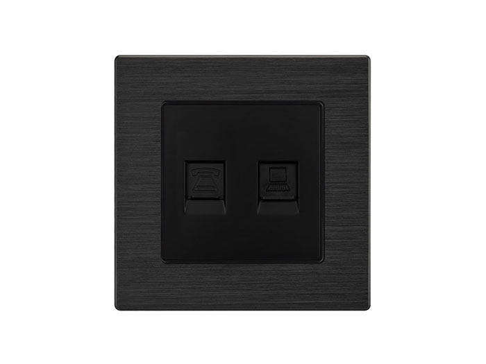 aluminium-dual-rj45-telephone-socket-black