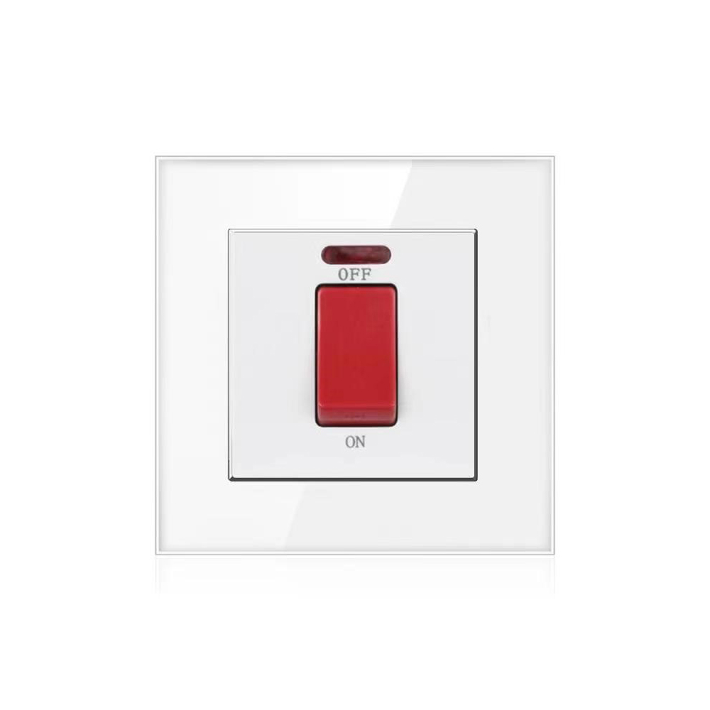 switch-white-chrome-glass-45amp-dp-8-6cm-x-8-6cm