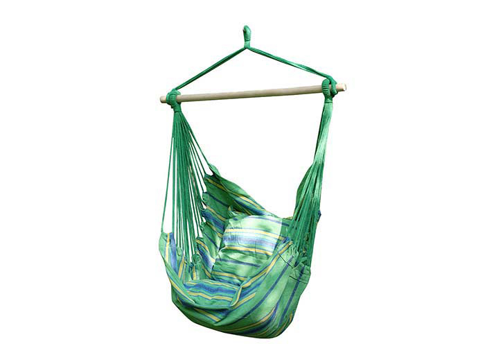 green-striped-hammock-swing-with-2-pillows