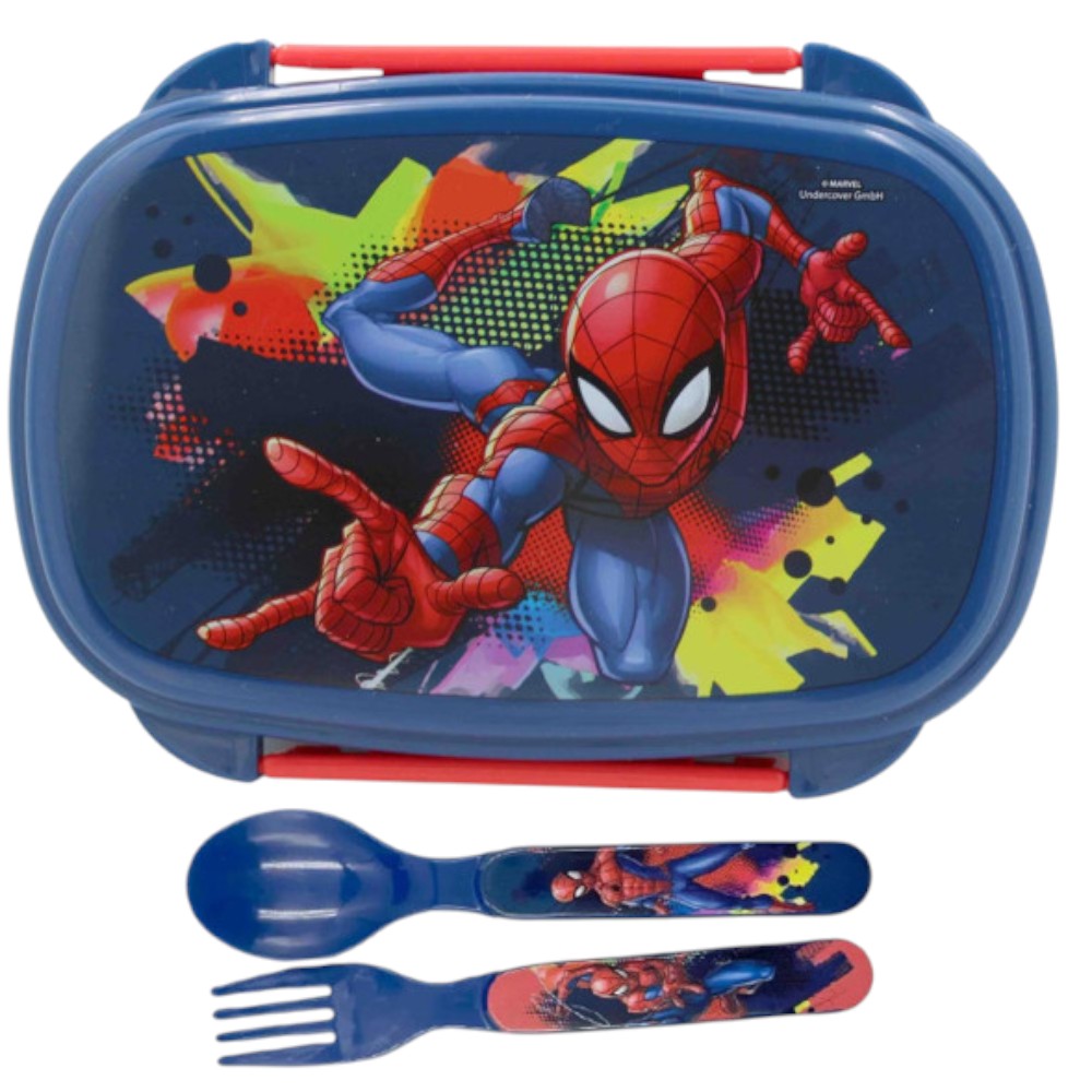 spiderman-lunch-box-with-cutlery