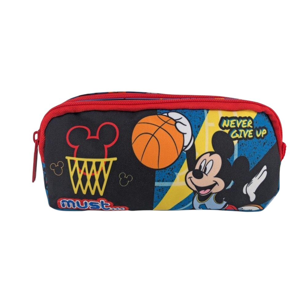 mickey-mouse-never-give-up-oval-pencil-case-2-compartments-21-cm
