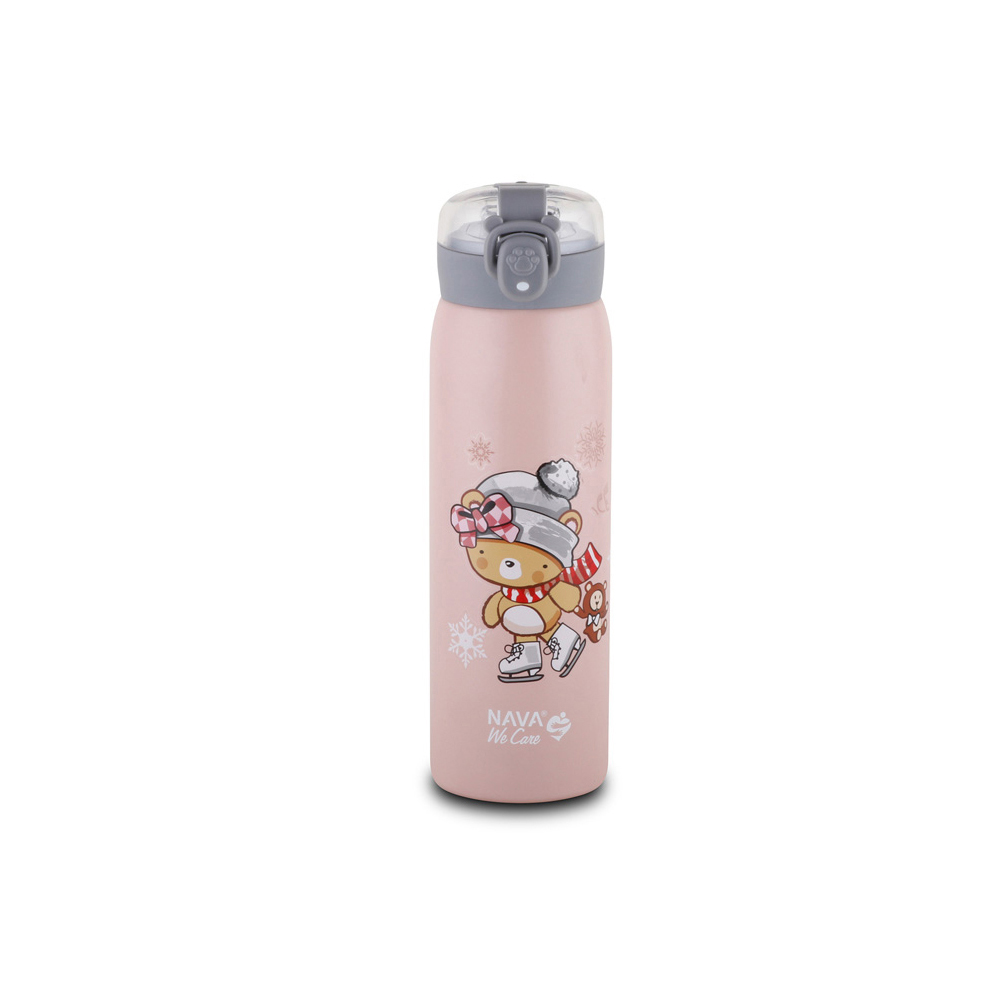 nava-we-care-stainless-steel-insulated-water-bottle-pink-500ml