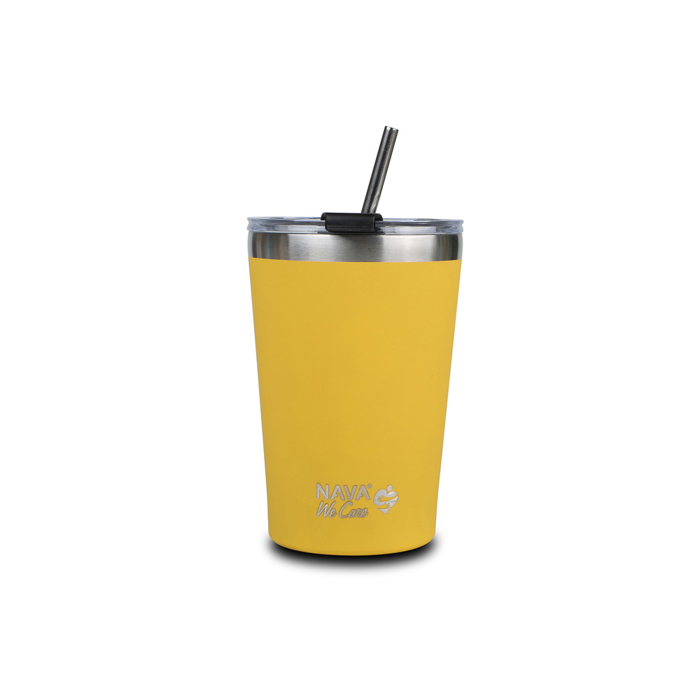 nava-we-care-stainless-steel-insulated-travel-mug-with-straw-yellow-450ml