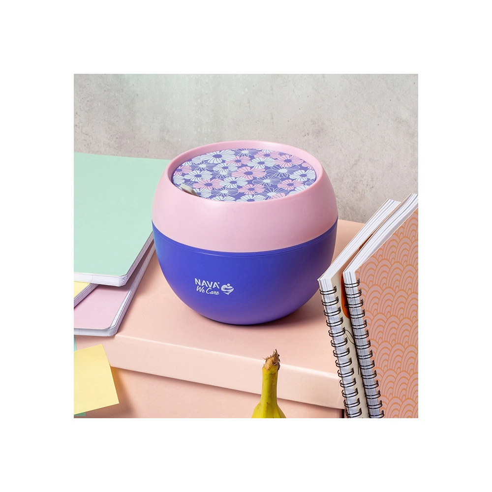 nava-we-care-round-plastic-lunch-box-purple-800ml