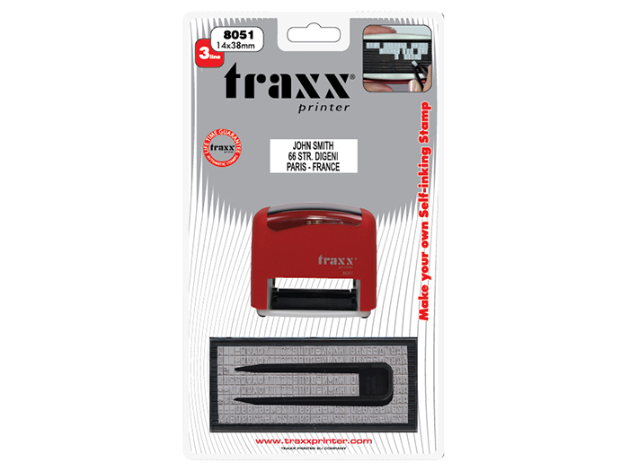 traxx-8051-self-inking-diy-text-rubber-stamp-kit