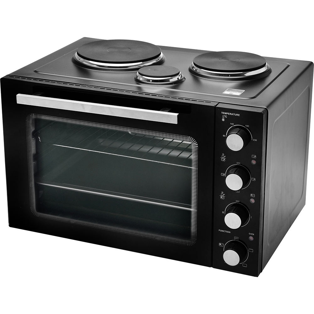 estia-home-electric-kitchen-oven-compact-cooker-with-2-hot-plates-fan-black-3200w-45l