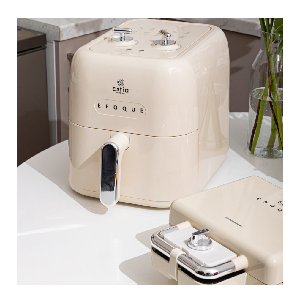 estia-home-retro-epoque-air-fryer-cream-1500w-5l