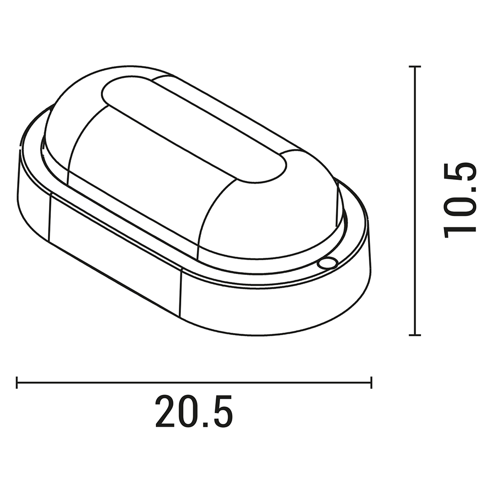 eurolamp-oval-outdoor-wall-light-white-12w-3000k