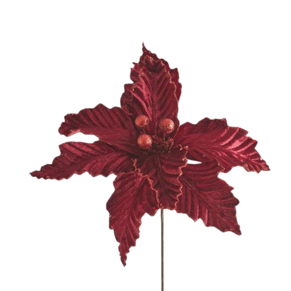 poinsettia-christmas-flower-stem-burgundy-32-cm
