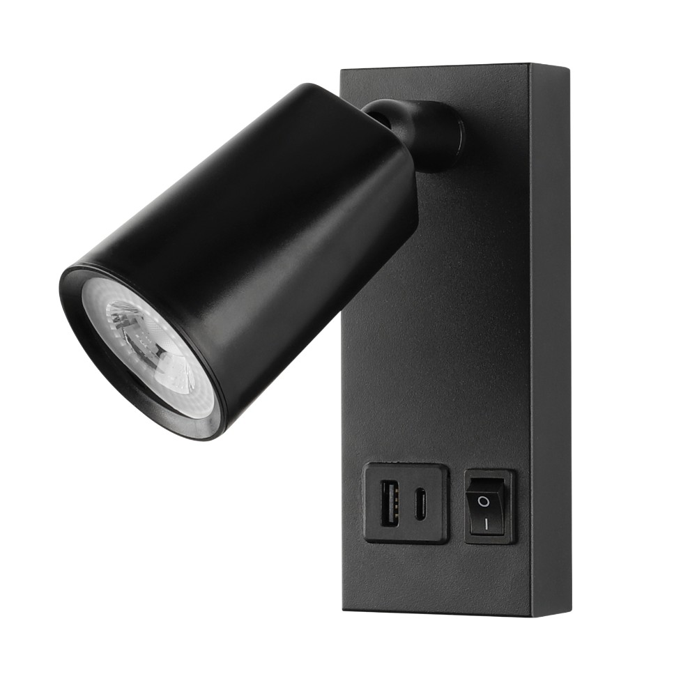 black-wall-mounted-reading-light-bedside-with-usb-type-c-5w-3000k-150x80x145mm-145-22070