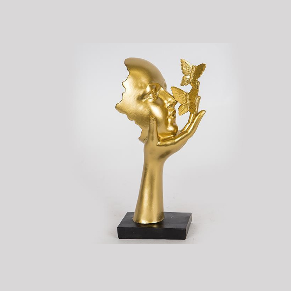 portrait-with-hand-butterflies-decorative-sculpture-gold