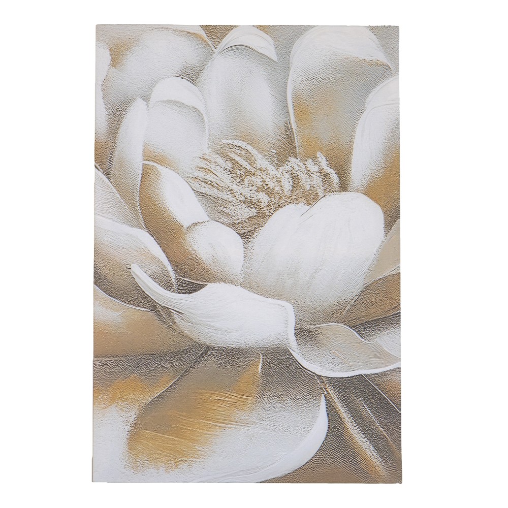 canvas-paint-white-flower-beige-40-cm-x-60-cm