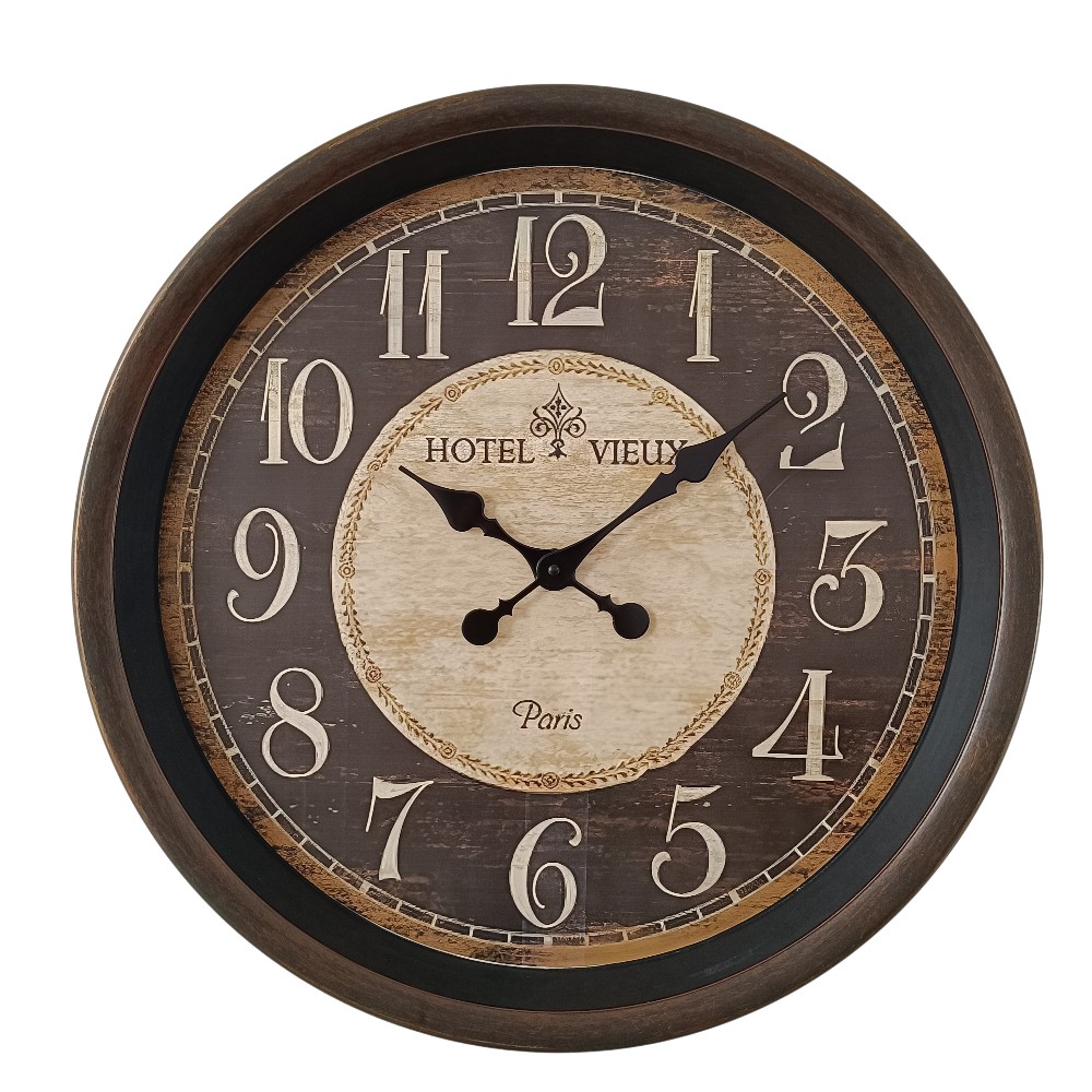 wall-clock-antique-brownbeige-61-cm-x-7-8-cm-x-61-cm