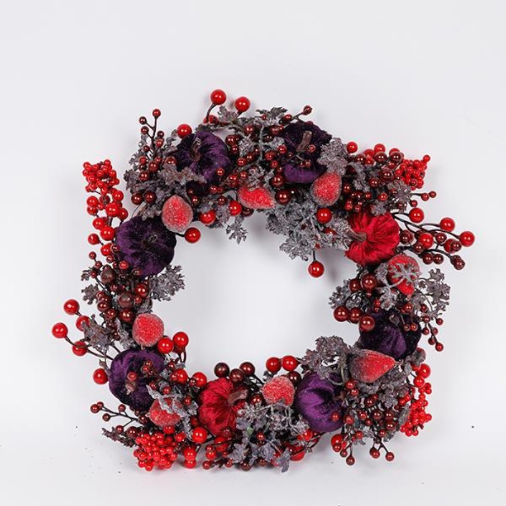 christmas-wreath-burgundy-and-purple-pumpkins-45-cm
