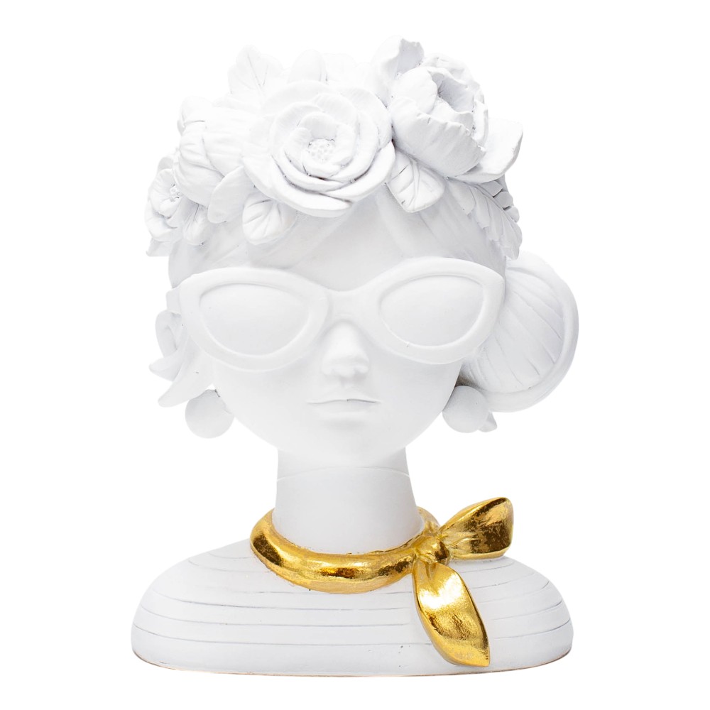 decorative-woman-ornament-polyresin-white-gold-20-cm