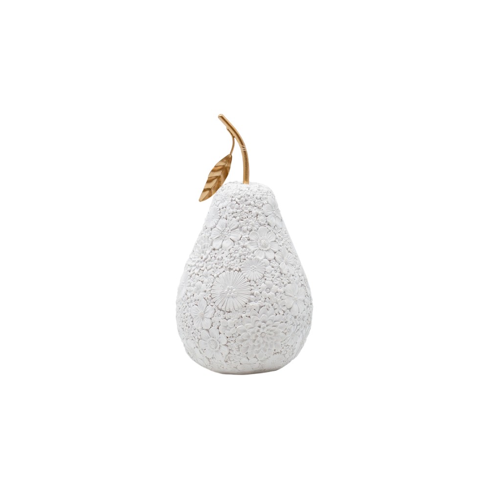 pear-tabletop-decor-cream-gold-11x11x20-5cm