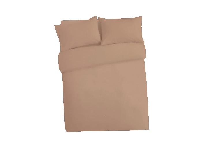 flannelette-cotton-bed-sheet-set-for-single-bed-taupe