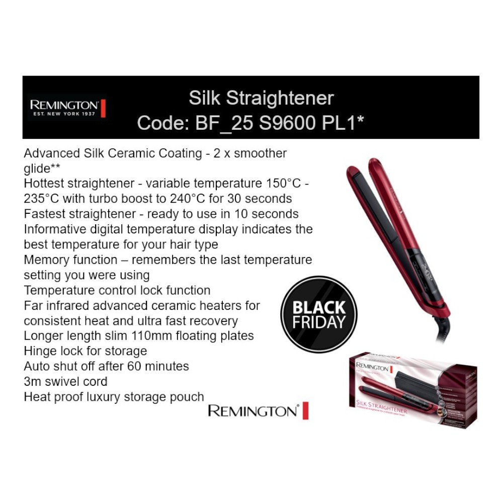remington-straightener-prof-silk-slim-240-pro