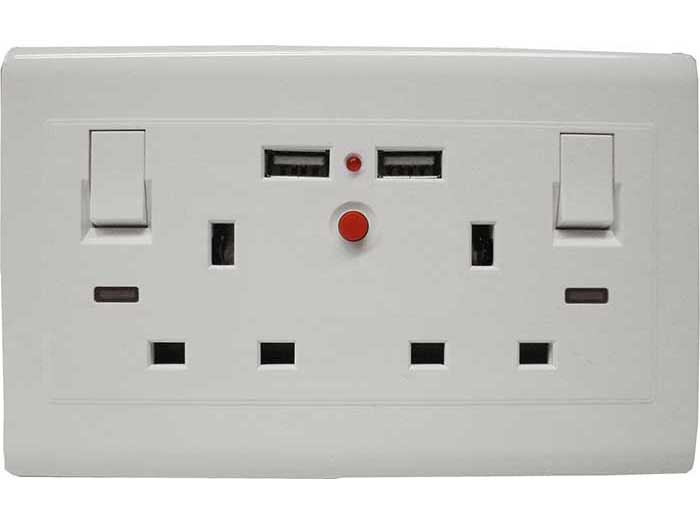 stainless-steel-twin-socket-with-usb-kb12