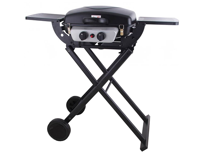 gusto-griglia-2-burner-gas-bbq-with-folding-legs-wheels