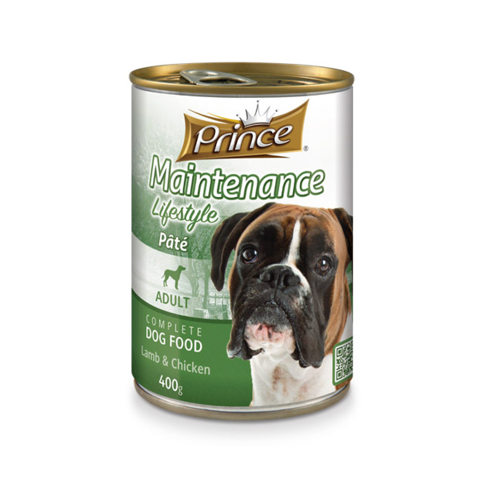 prince-maintenance-lifestyle-lamb-and-chicken-pate-for-adult-dog-400g