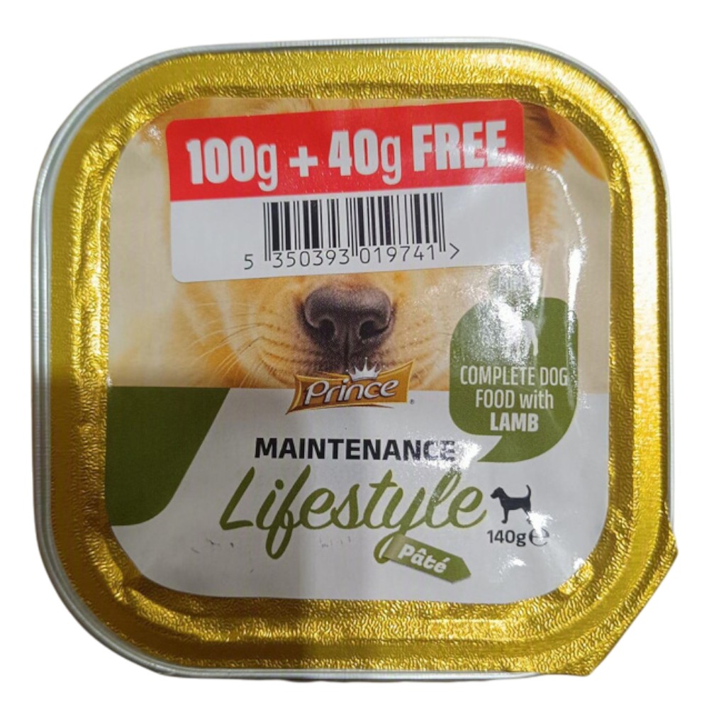 prince-maintenance-lifestyle-lamb-puppy-pâté-wet-dog-food-100g-40g