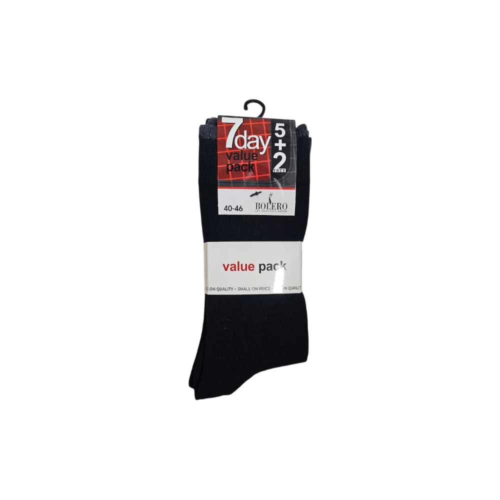 bolero-week-socks-7-pack-black-40-46