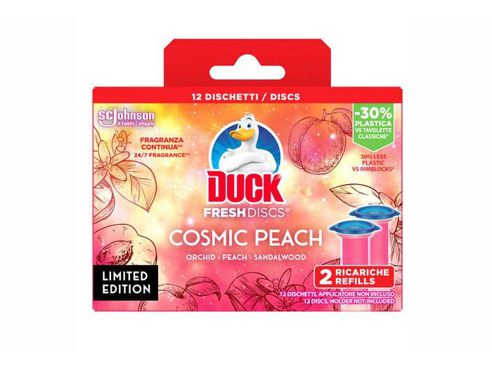 duck-fresh-discs-2-refills-with-12-discs-cosmic-peach-fragrance