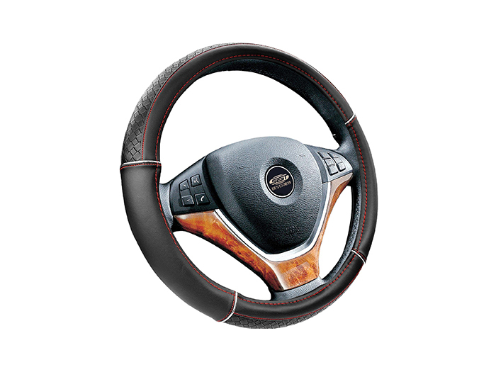 artificial-leather-steering-wheel-cover-black-with-red-stitching-38cm-61