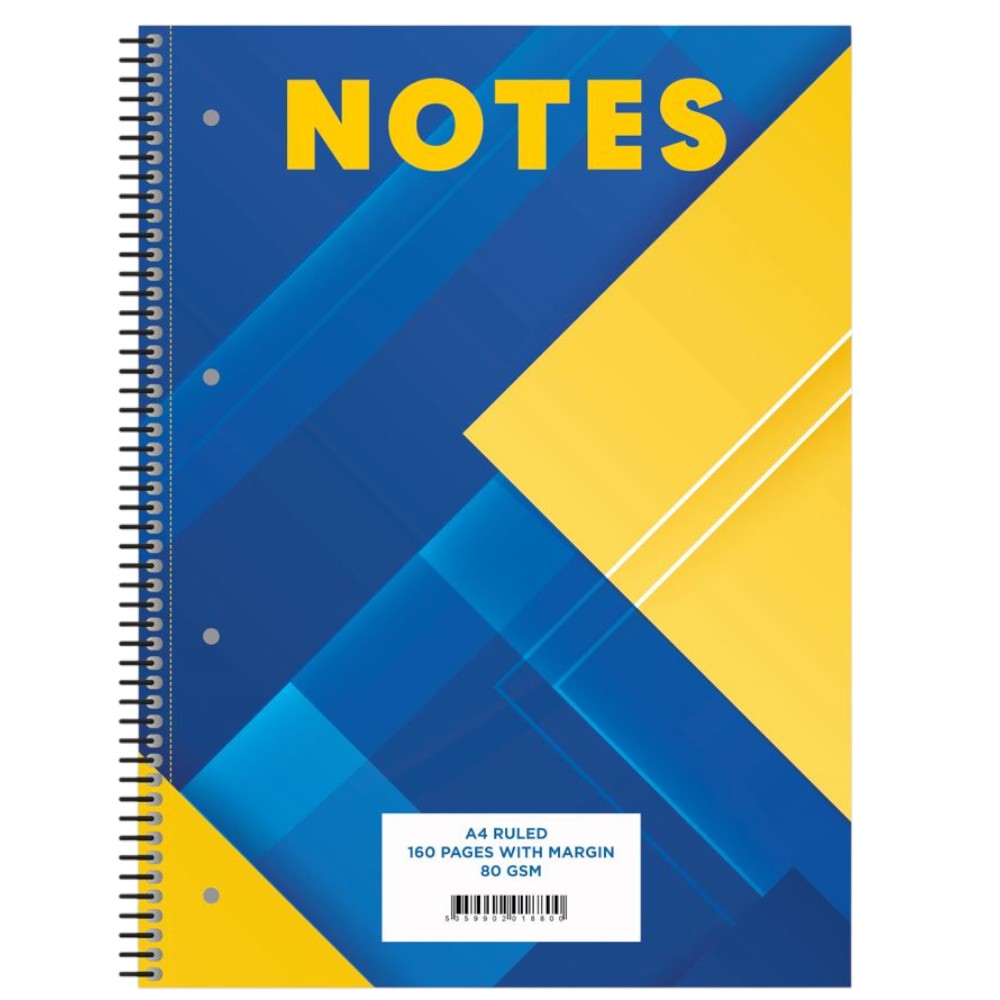 a4-double-spiral-notebook-lined-wire-bound-pad-160-pages