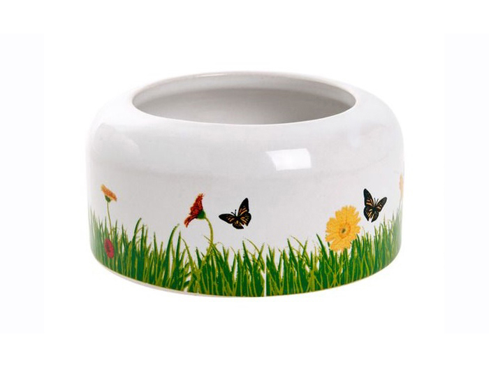 karlie-flamingo-kiki-spring-meadow-design-feeding-bowl-100ml