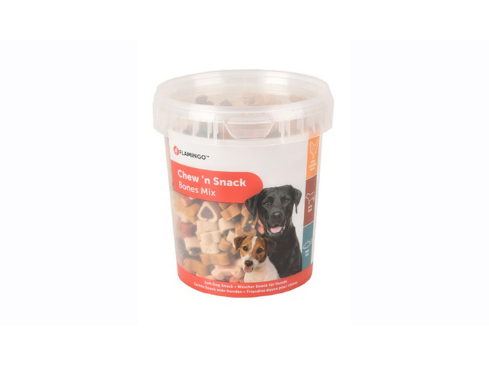 flamingo-chew-snack-bones-mini-mix-dog-treats-500g