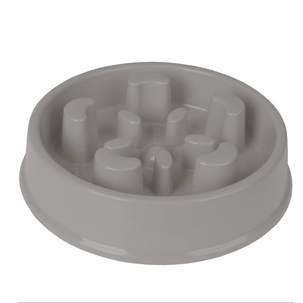 flamingo-bobo-slow-feeder-pet-feeding-bowl-grey