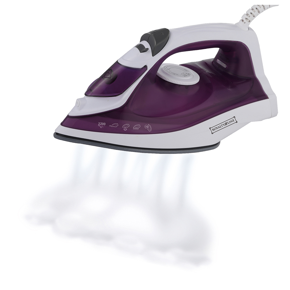 royalty-line-db15413-steam-iron-purple-2200w