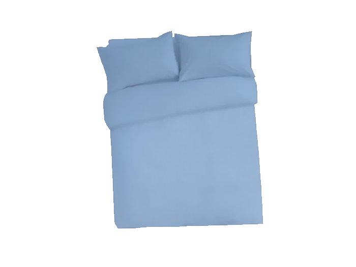 flannelette-cotton-bed-sheet-set-for-single-bed-blue