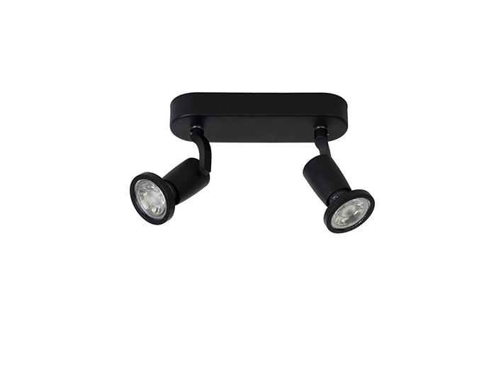 lucide-jaster-l-ceiling-light-with-2-led-spots-black-gu10-5w