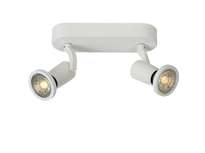 lucide-jaster-l-ceiling-light-with-2-led-spots-white-gu10-5w