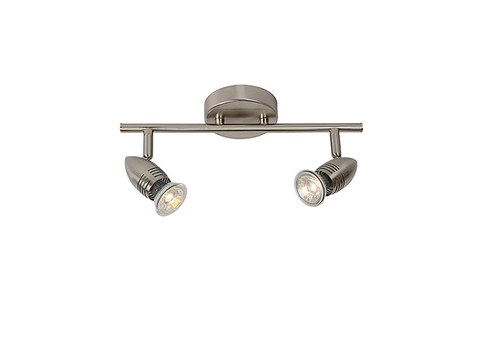 lucide-caro-ceiling-light-with-2-led-spots-satin-chrome-gu10-5w
