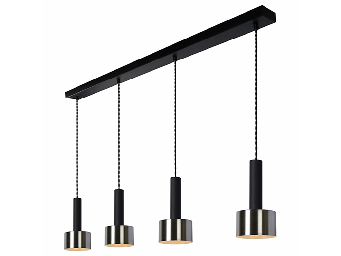 lucide-teun-4-pendants-hanging-light-black-e27-40w