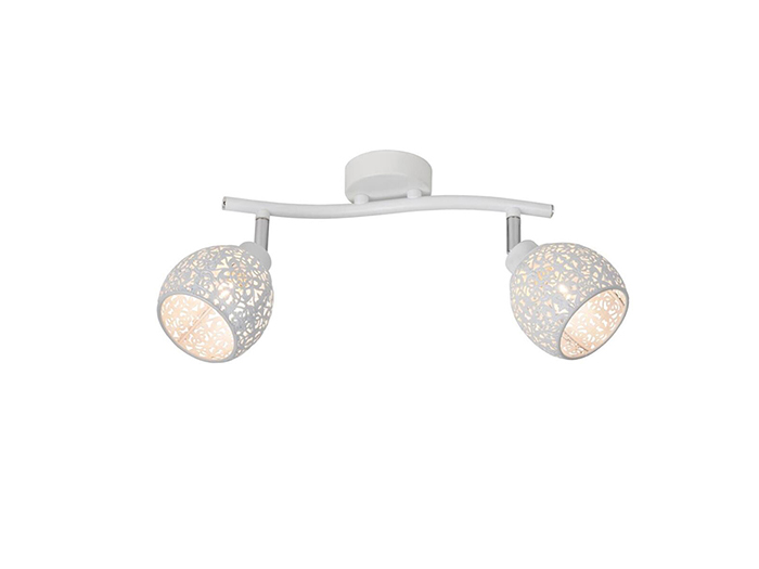 lucide-tahar-ceiling-light-with-2-spots-white-g9-28w