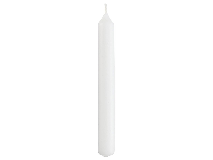 spaas-household-tapered-dinner-candle-unscented-white-18cm
