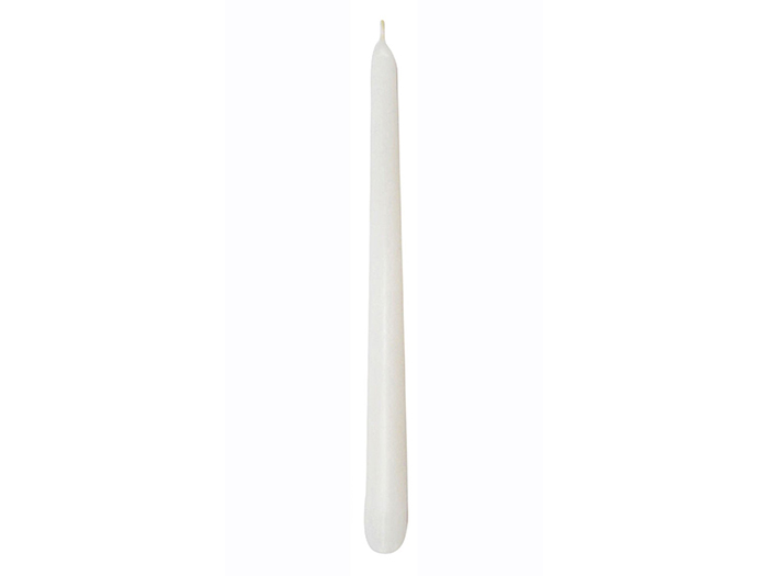 spaas-white-taper-candle-25cm