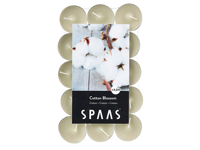 spaas-tealight-candles-in-cotton-blossom-scent-set-of-30-pieces