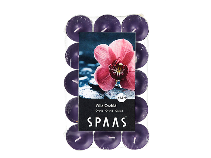 spaas-tealight-candles-wild-orchid-fragrance-pack-of-30-pieces