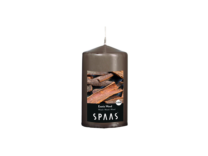 spaas-scented-pillar-candle-in-exotic-wood-fragrance-10-cm