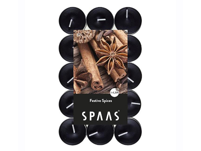 spaas-tealights-set-of-30-pieces-festive-spices-black