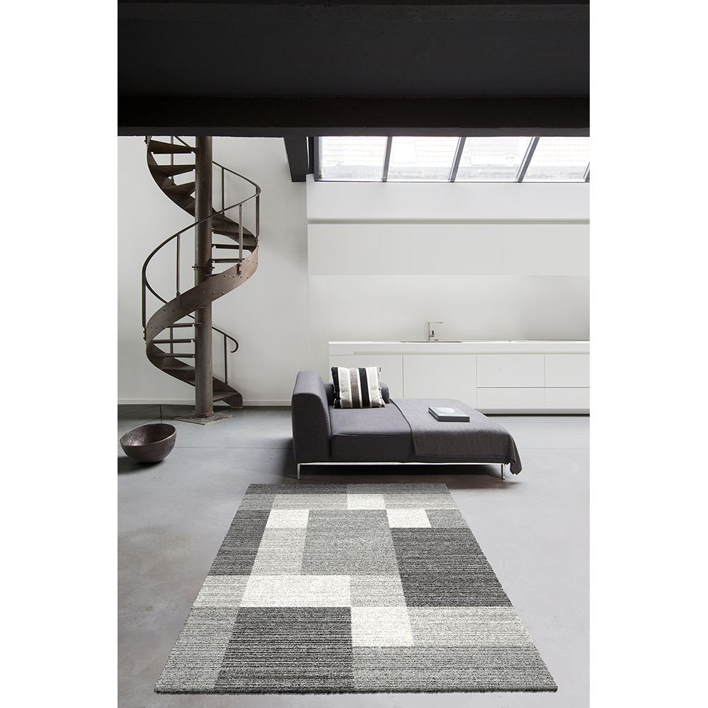 mehari-23-5248-squares-design-carpet-grey-beige-133cm-x-195cm