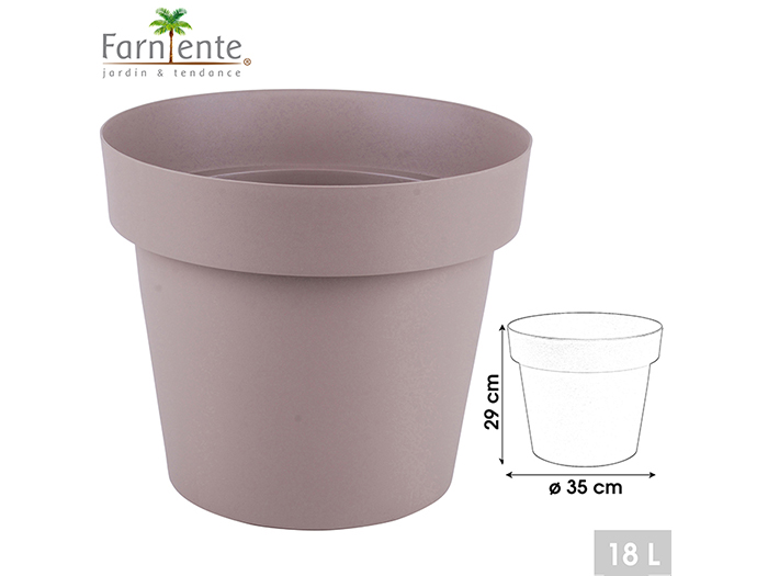 melrose-round-flower-pot-taupe-18-litres-35-x-29-cm