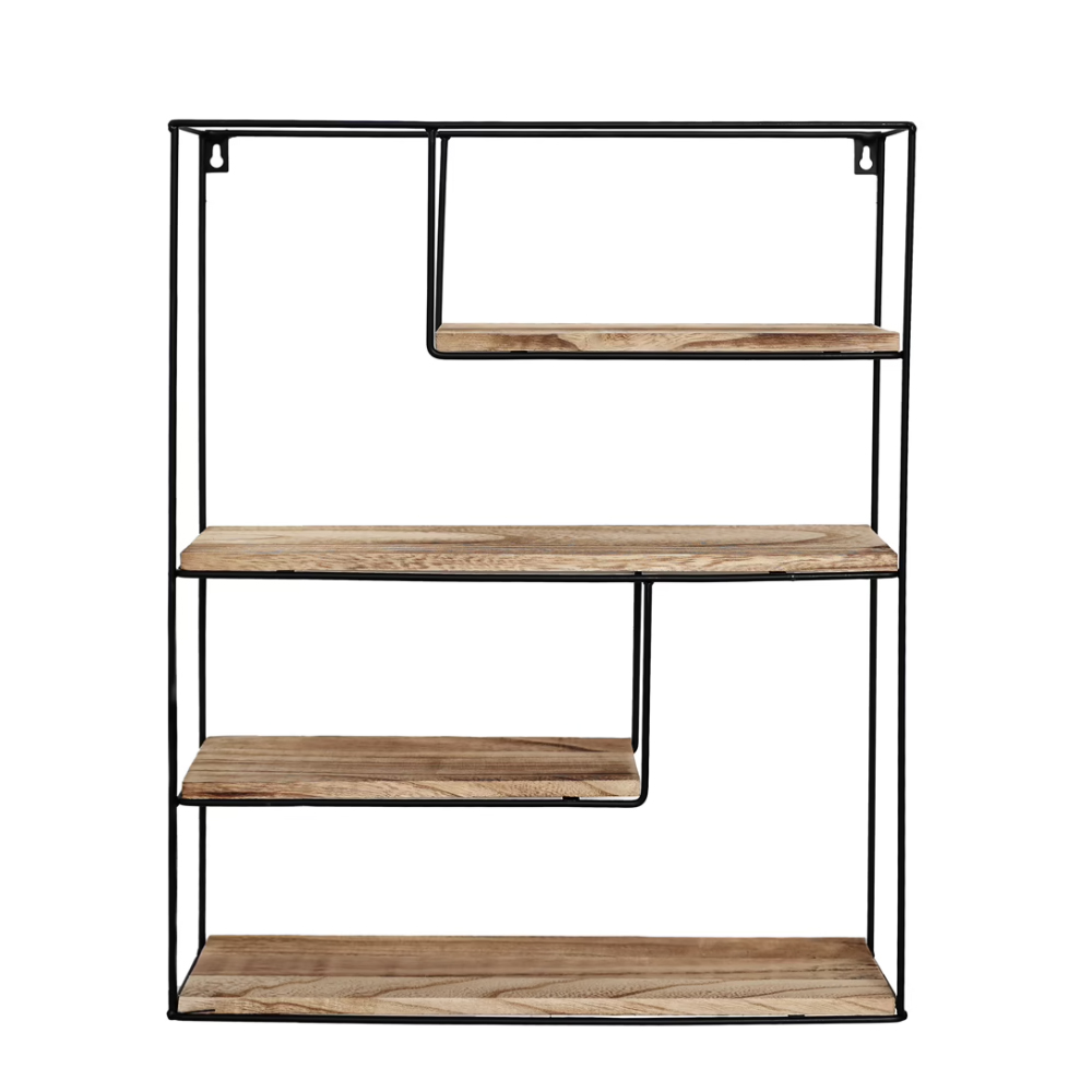 rectangular-metal-wood-wall-shelving-rack-black-45cm-x-55cm