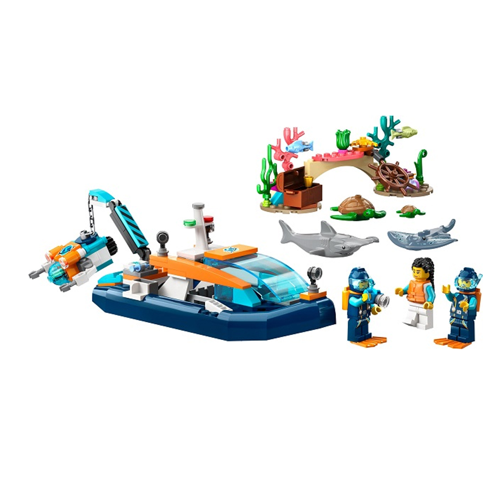 lego-city-explorer-diving-boat-182-pieces
